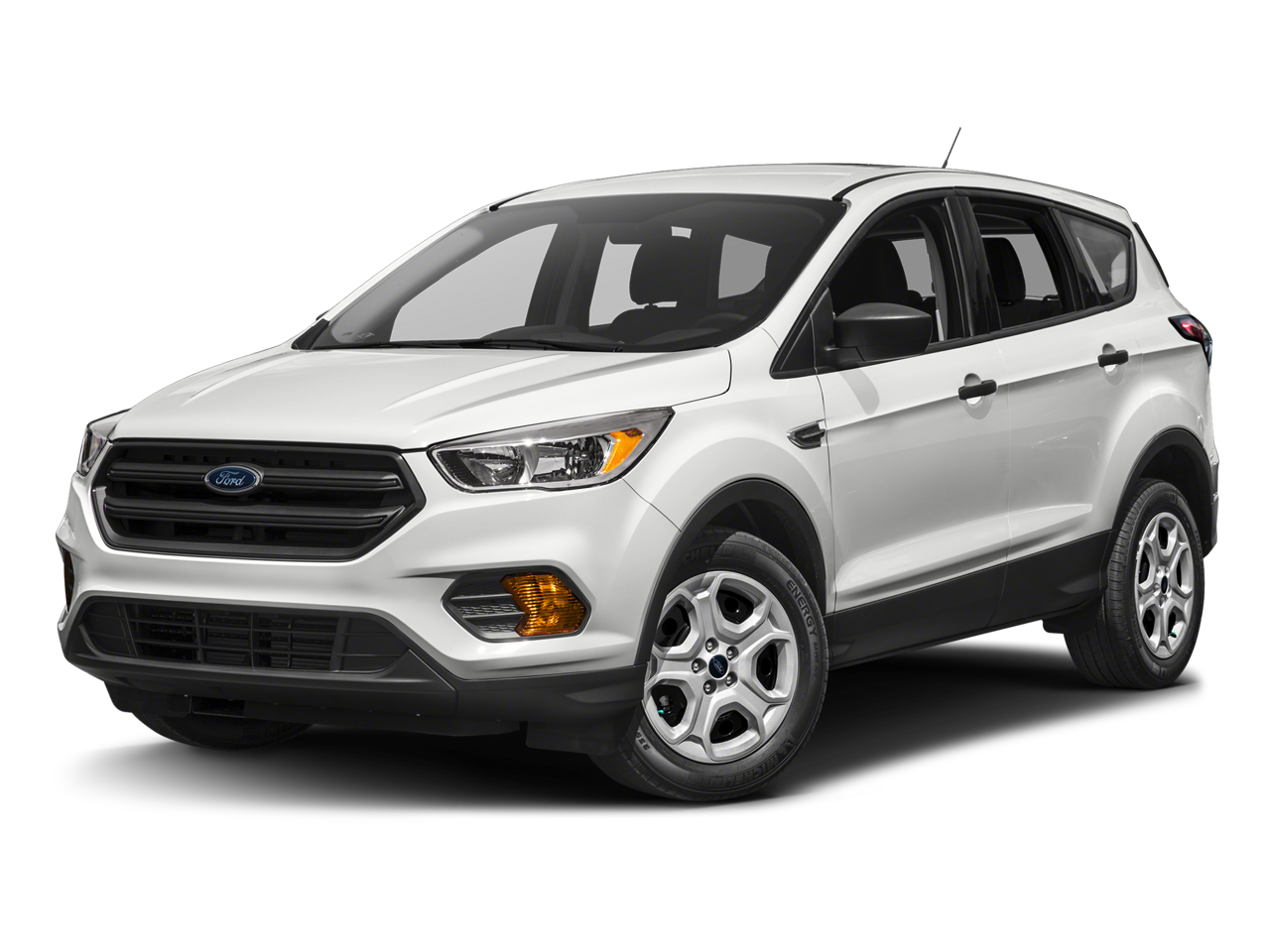 2017 Ford Escape SE in Oxford White — front three-quarter view