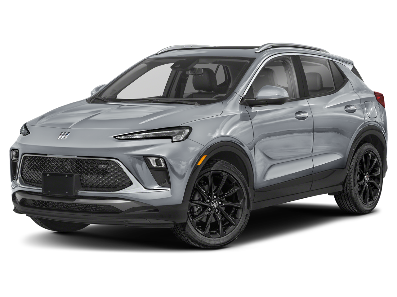 2024 Buick Encore GX Sport Touring in Moonstone Gray Metallic — front three-quarter view