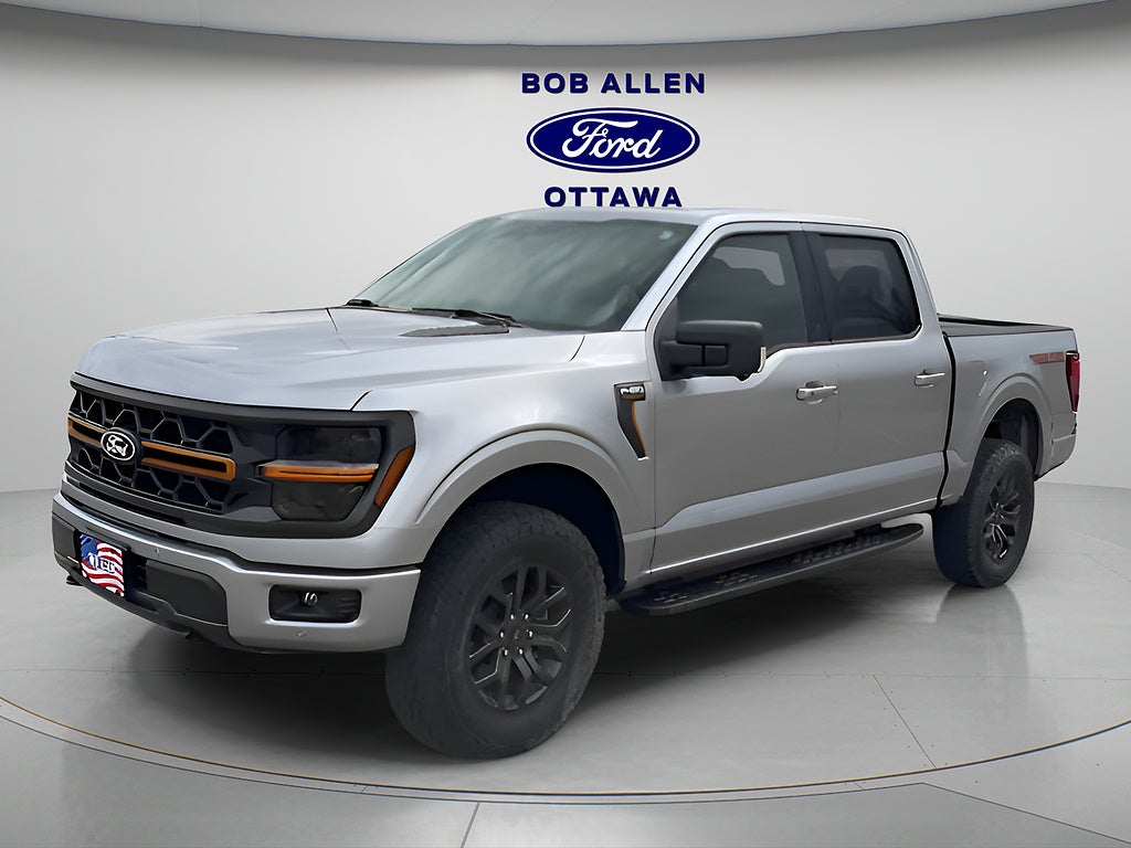 2025 Ford F-150 Tremor in Iconic Silver — front three-quarter view